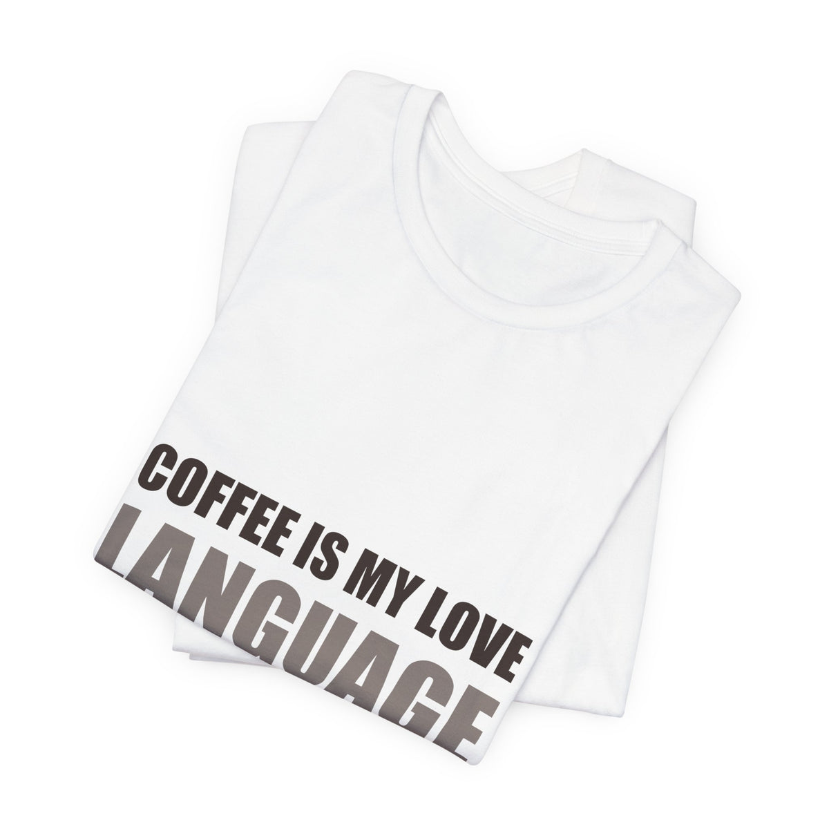 Coffee Love Language Family Tee | Holiday Gift