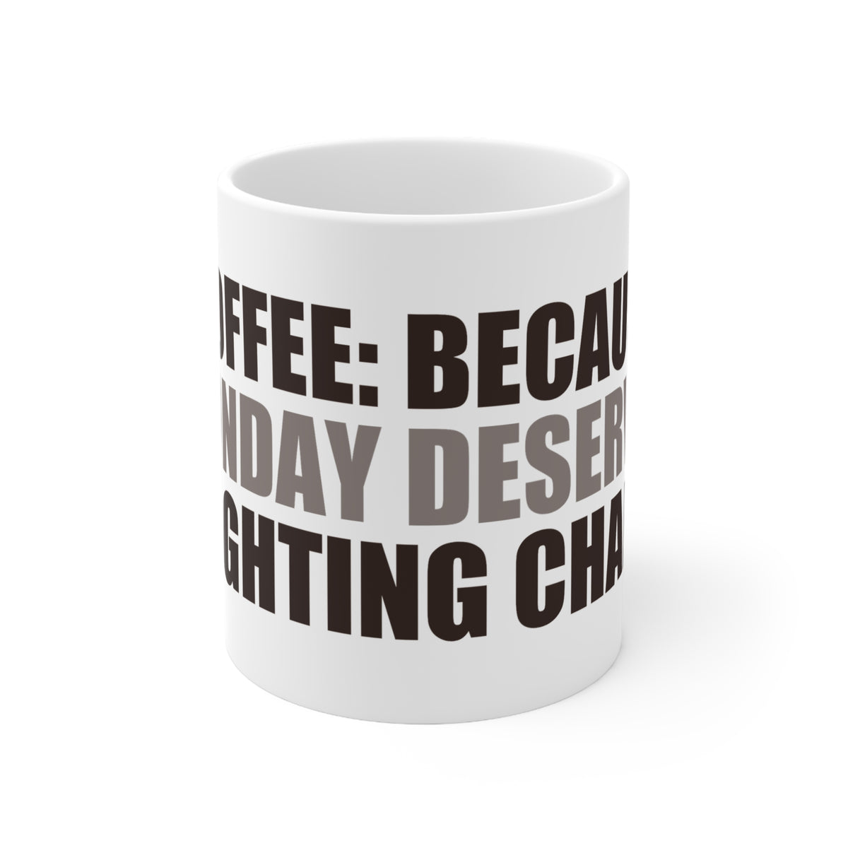 Coffee Monday Mug | Funny Work Humor Gift for Coffee Lovers