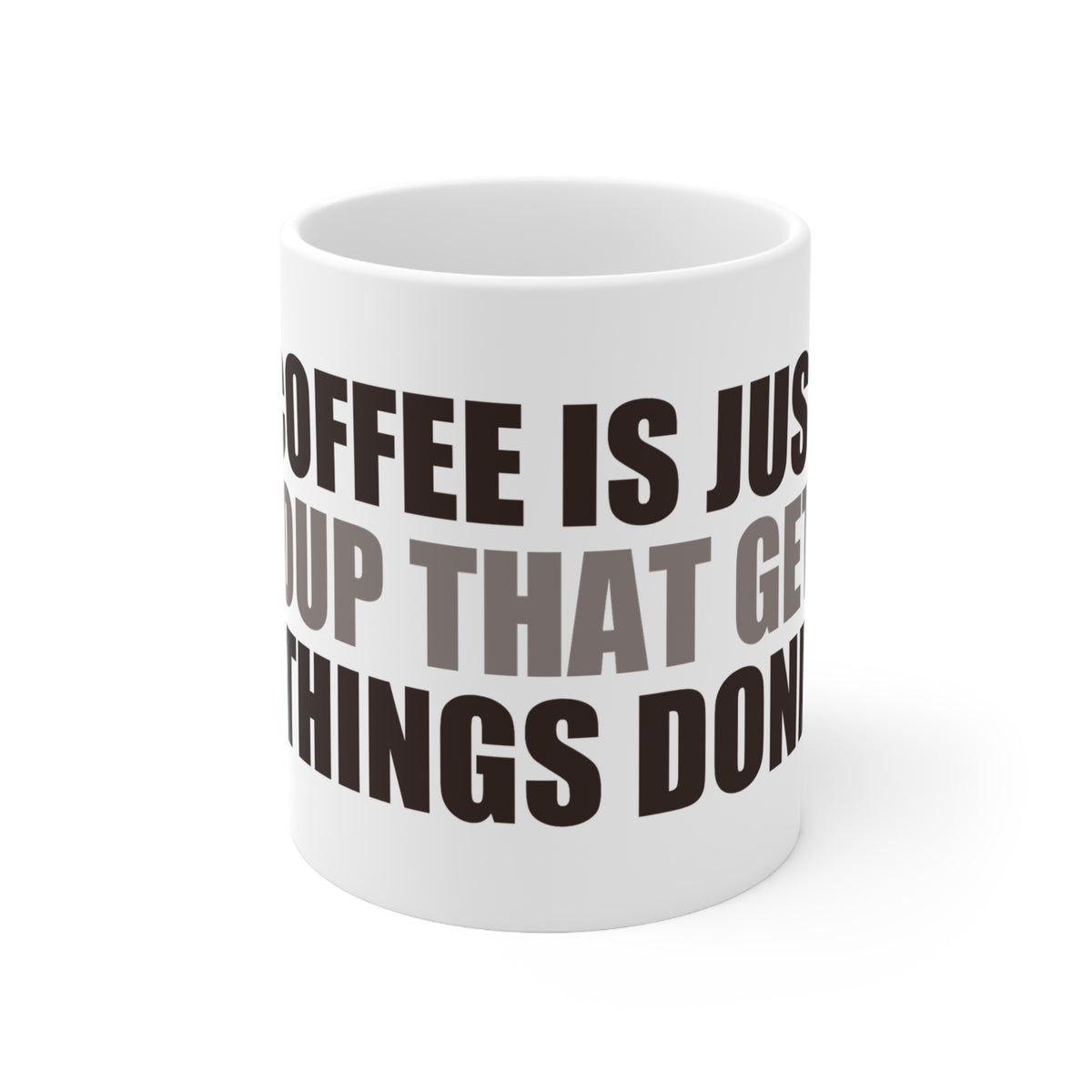 Coffee Soup Mug | Funny Office Humor Gift | Coworker Present