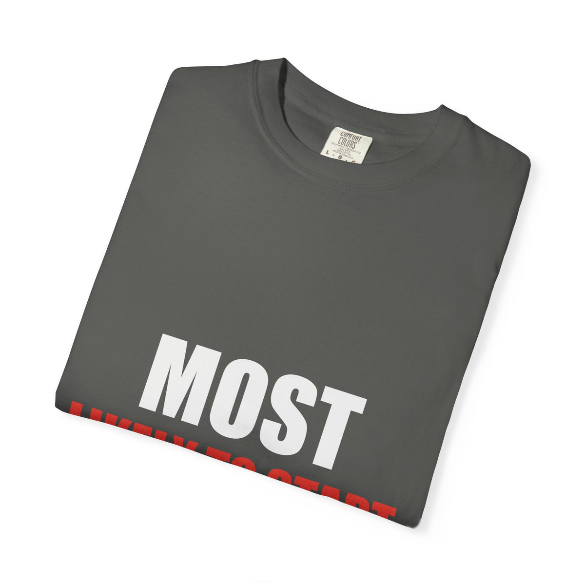 Most Likely To Start Christmas Drama Matching Family Tee