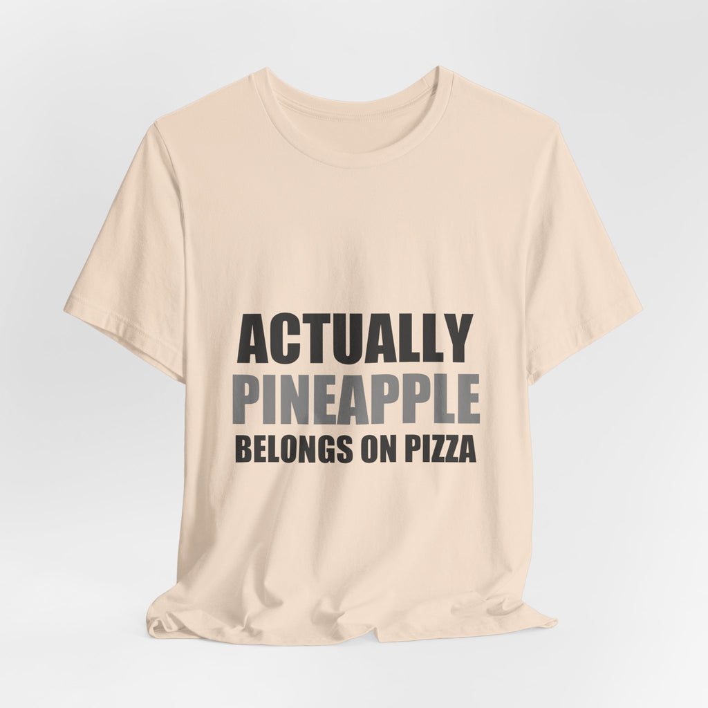 Pineapple Pizza Defender Tee | Funny Graphic T-Shirt