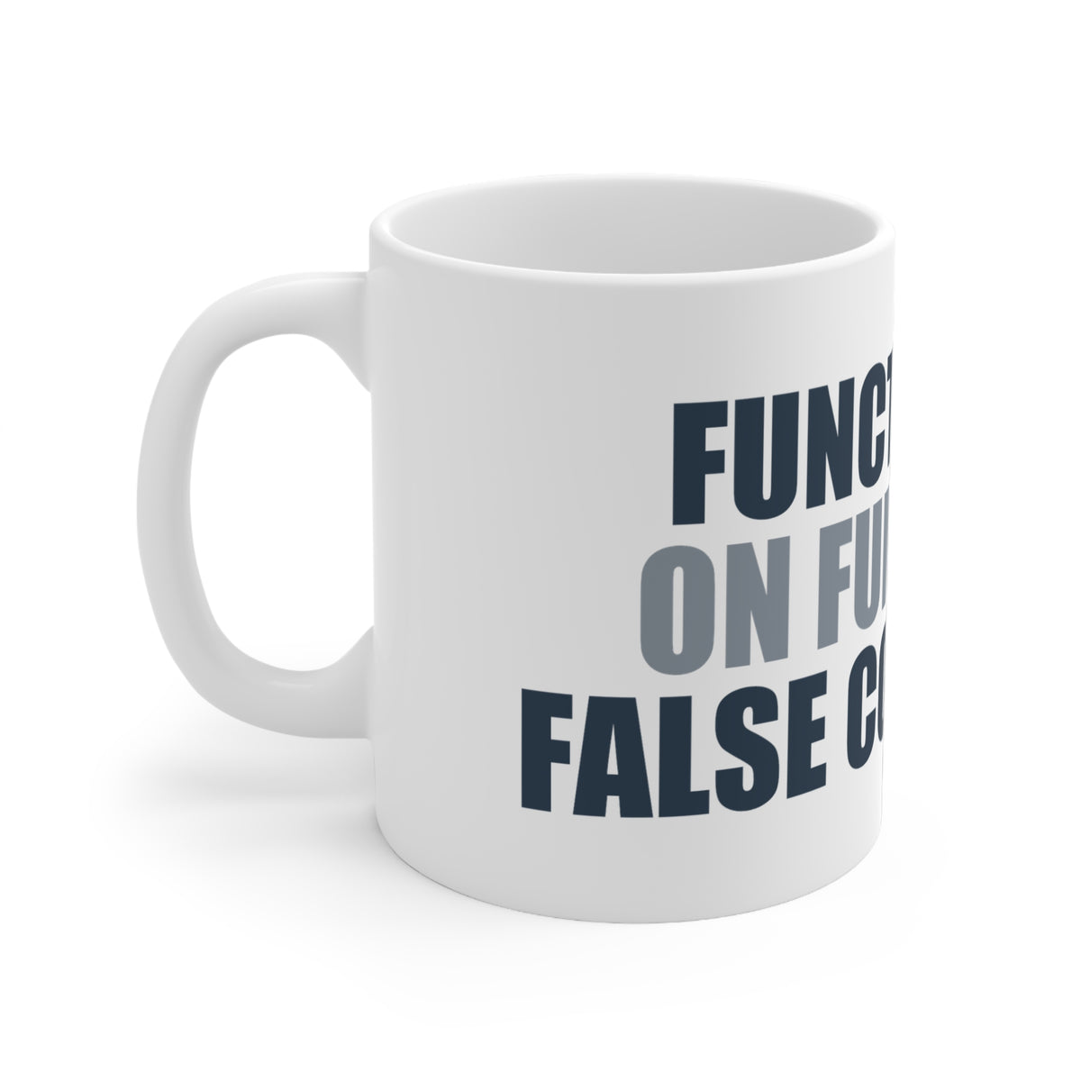 Funny Coffee Mug For Work Stress - Functioning on Fumes
