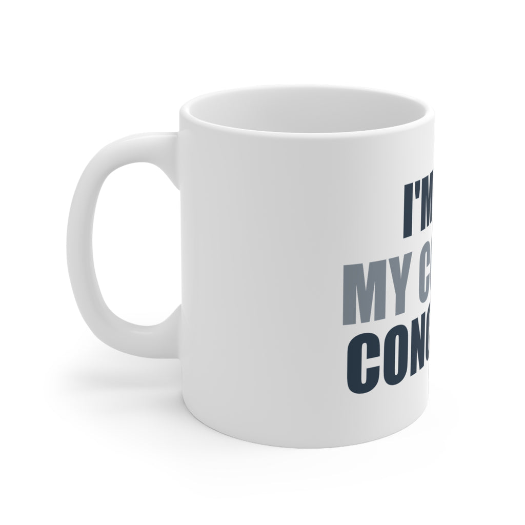I'm Fine My Coffee's Concerned Mug | Funny Office Humor Gift