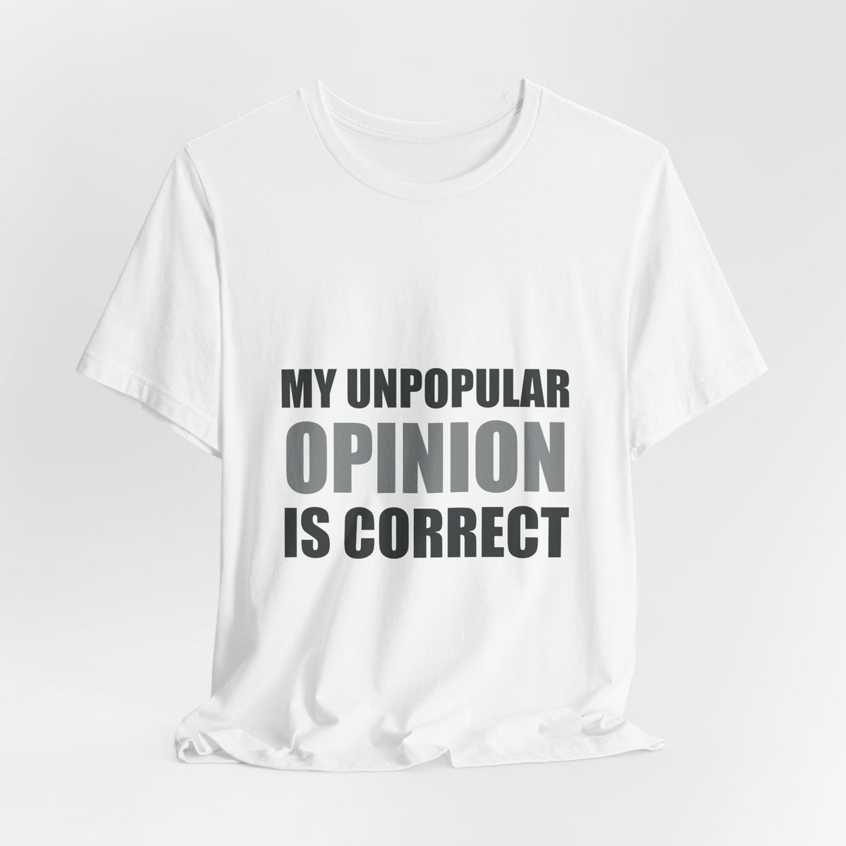 My Unpopular Opinion Is Correct | Funny Debate Tee