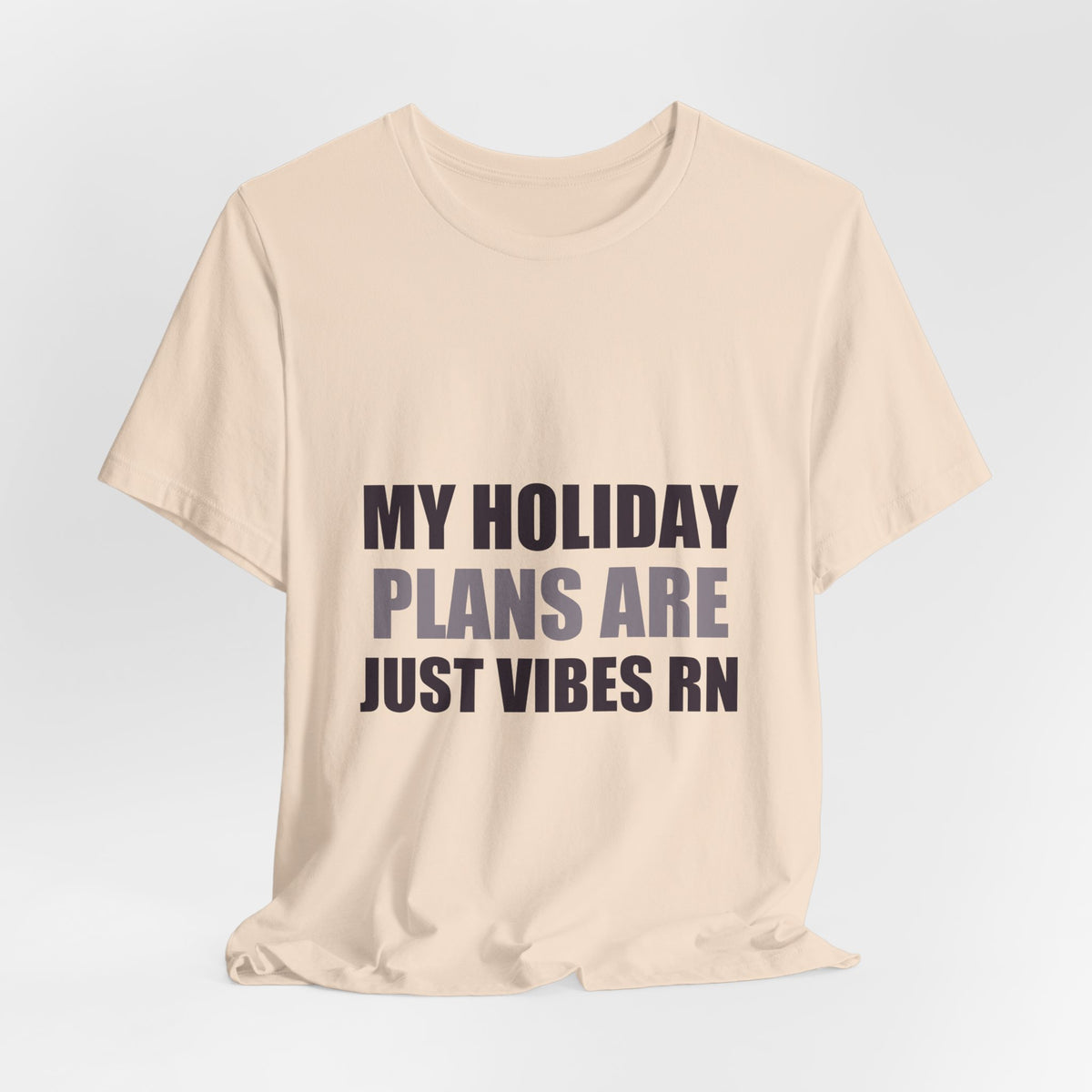 Holiday Plans Vibes Tee | Confused Thanksgiving Christmas Gift