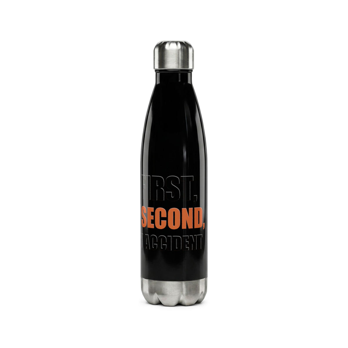 Coffee First Adulting Second Water Bottle | Funny Holiday Gift