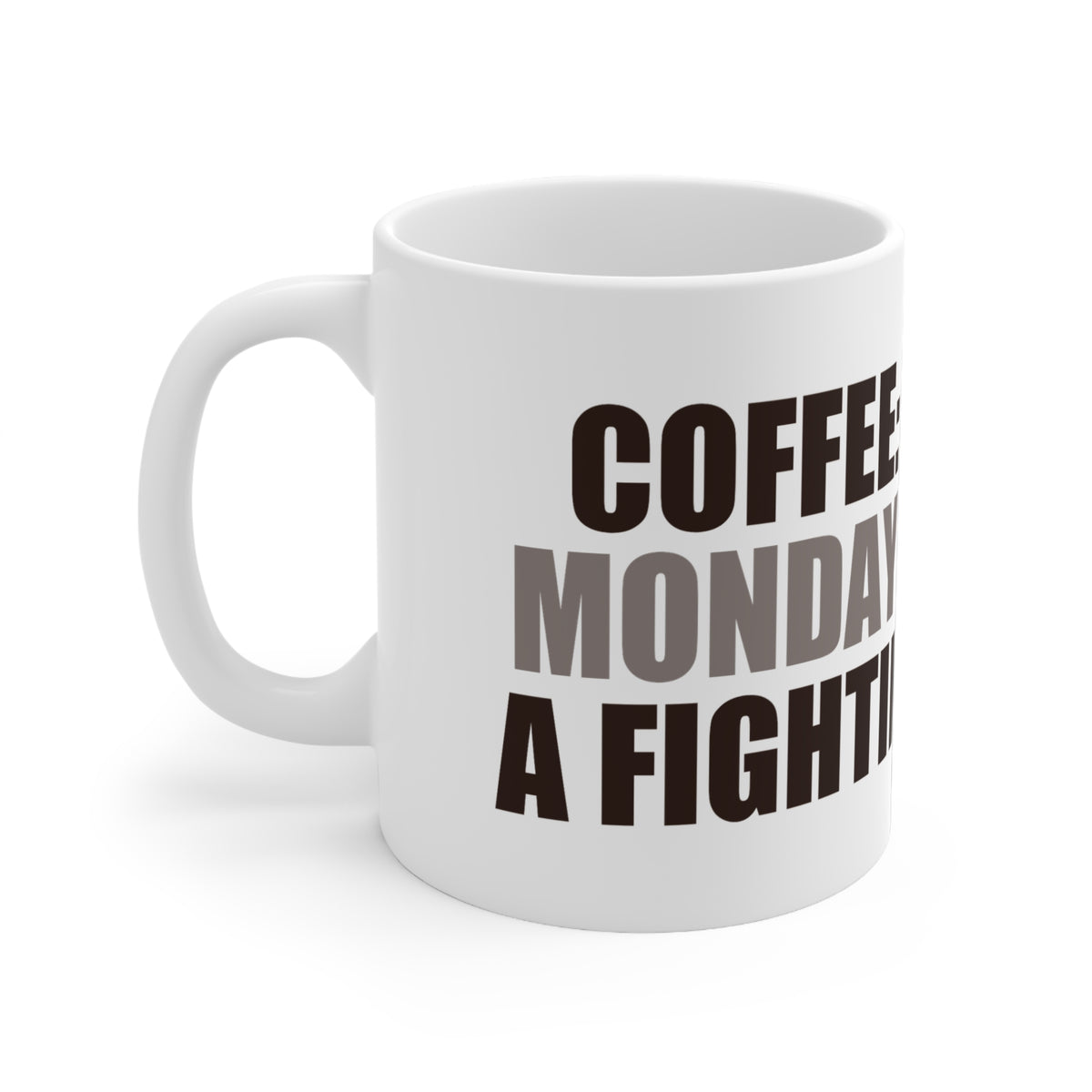 Coffee Monday Mug | Funny Work Humor Gift for Coffee Lovers