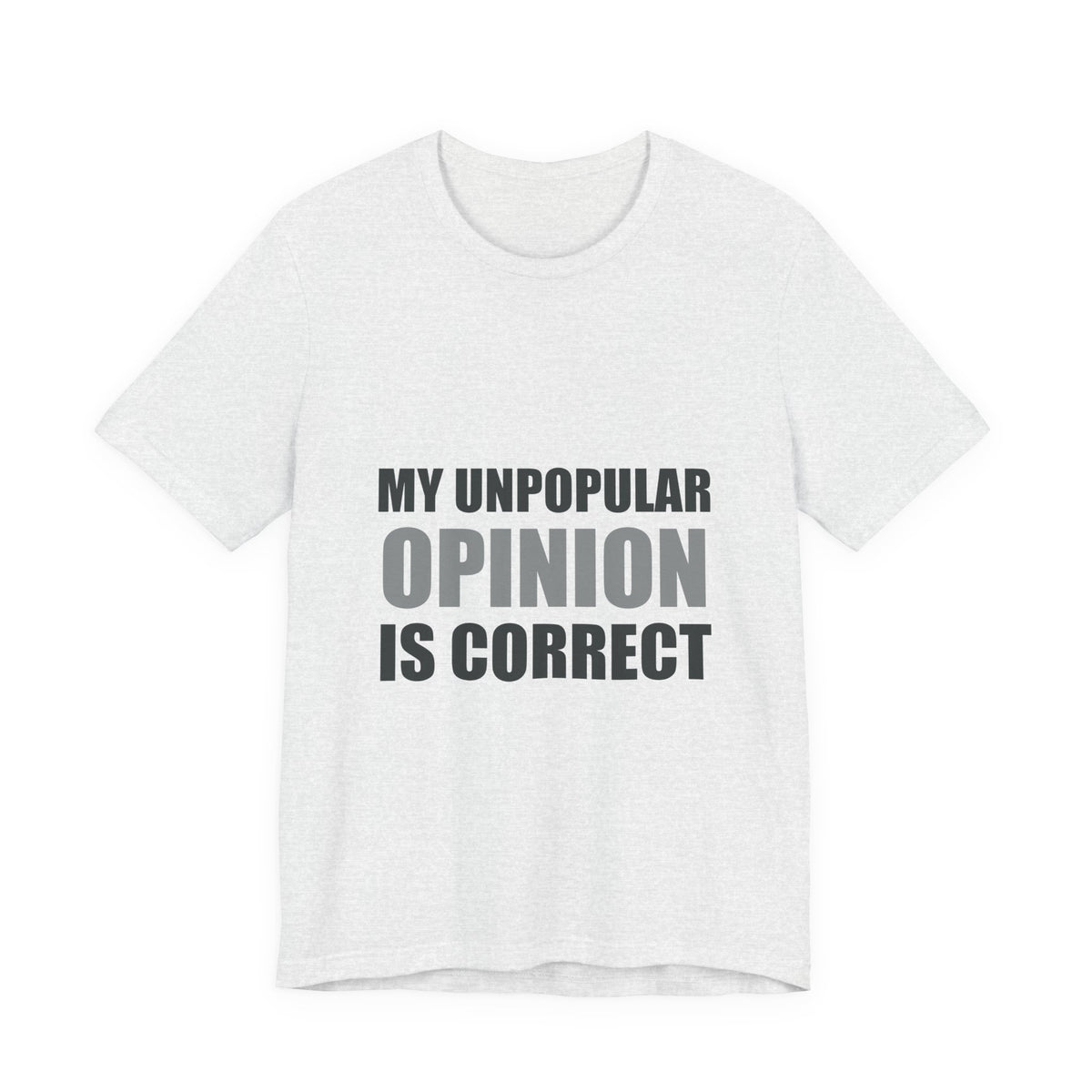 My Unpopular Opinion Is Correct | Funny Debate Tee