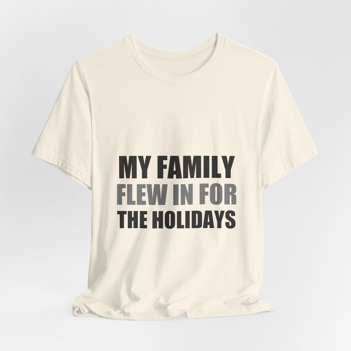 My Family Flew In For The Holidays | Alien Tee | Funny Space Gift