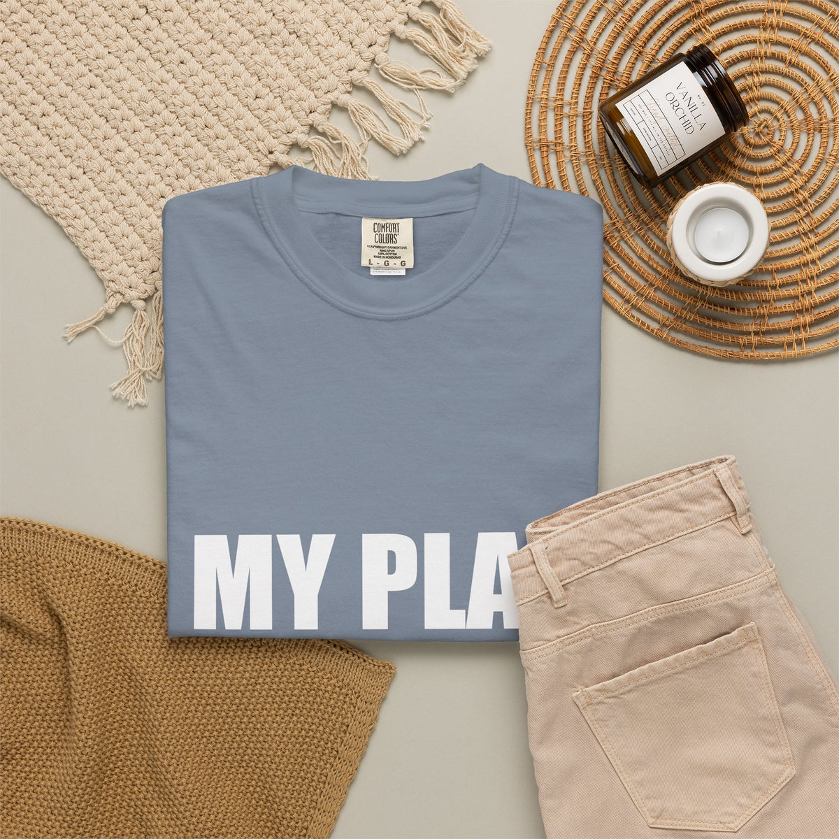 My Plan Is Just Hopeful Fiction Comfort Tee | Delusional Optimism Humor