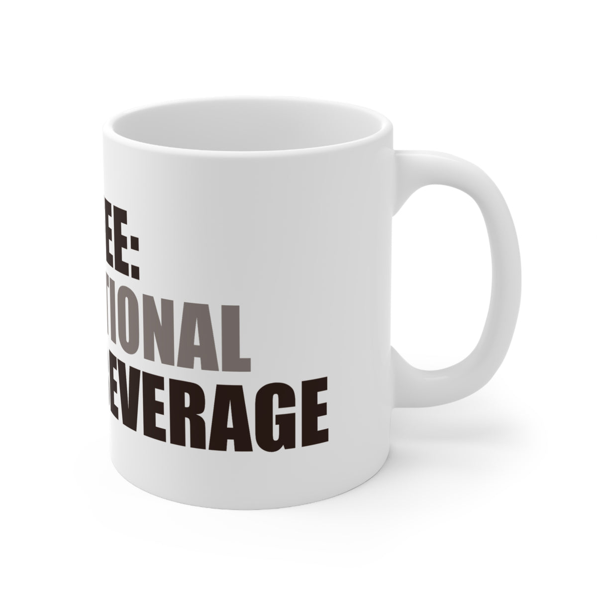 Coffee Emotional Support Beverage Mug | Funny Office Gift