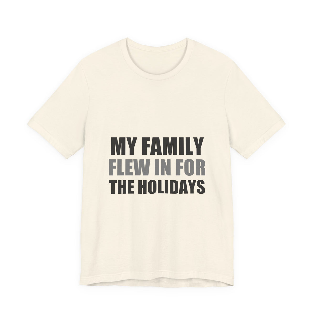 My Family Flew In For The Holidays | Alien Tee | Funny Space Gift