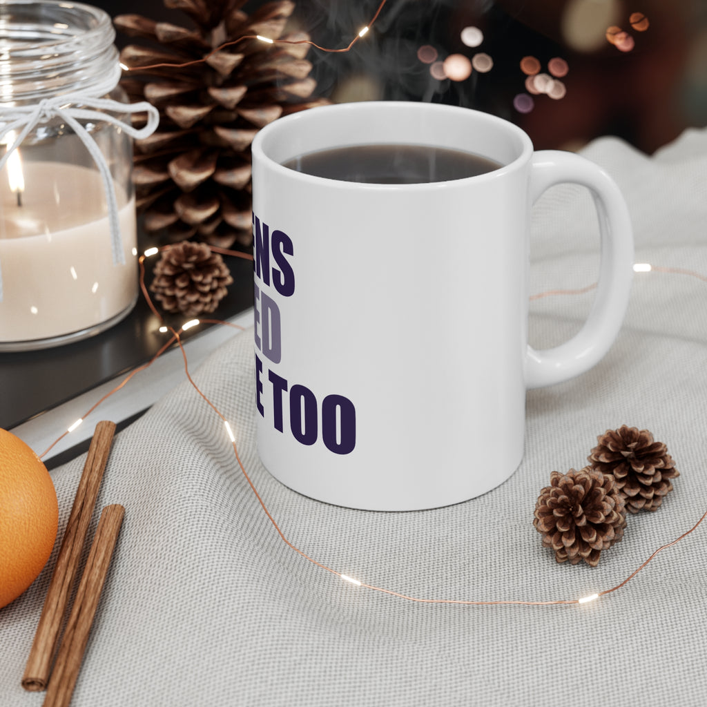 Aliens Need Coffee Too Mug | Funny Space Creature Gift