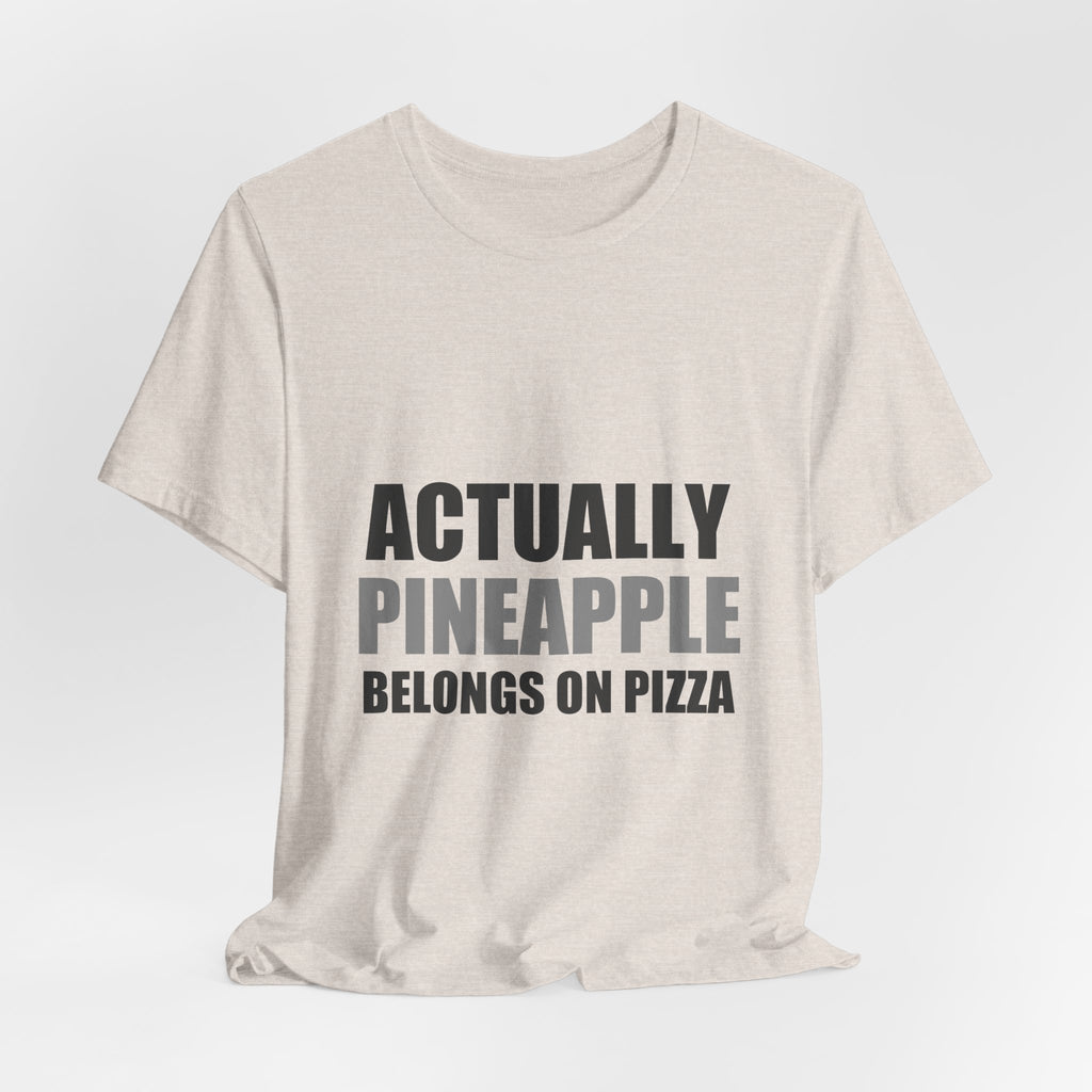 Pineapple Pizza Defender Tee | Funny Graphic T-Shirt
