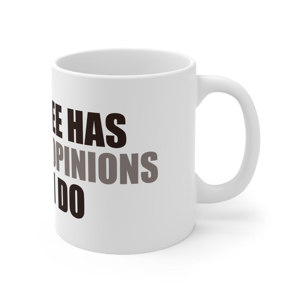 Coffee Mug with Funny Quote - Caffeine Humor Gift