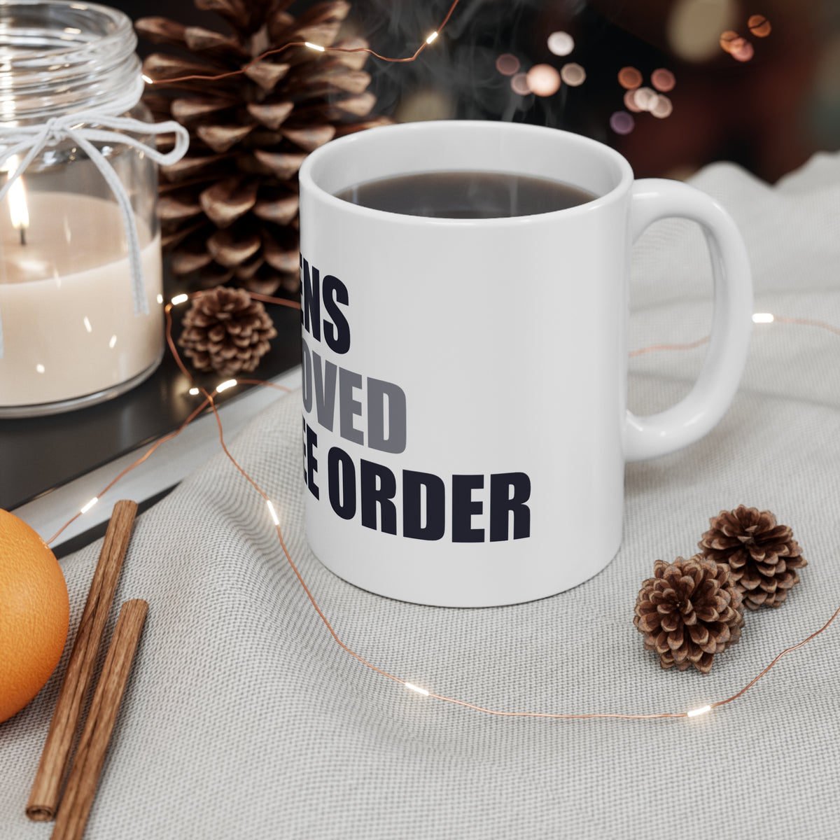 Aliens Approved My Coffee Order Mug | Space Humor Gift