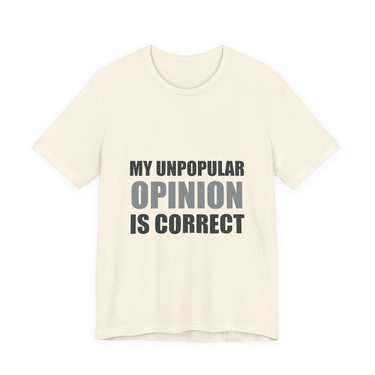 My Unpopular Opinion Is Correct | Funny Debate Tee