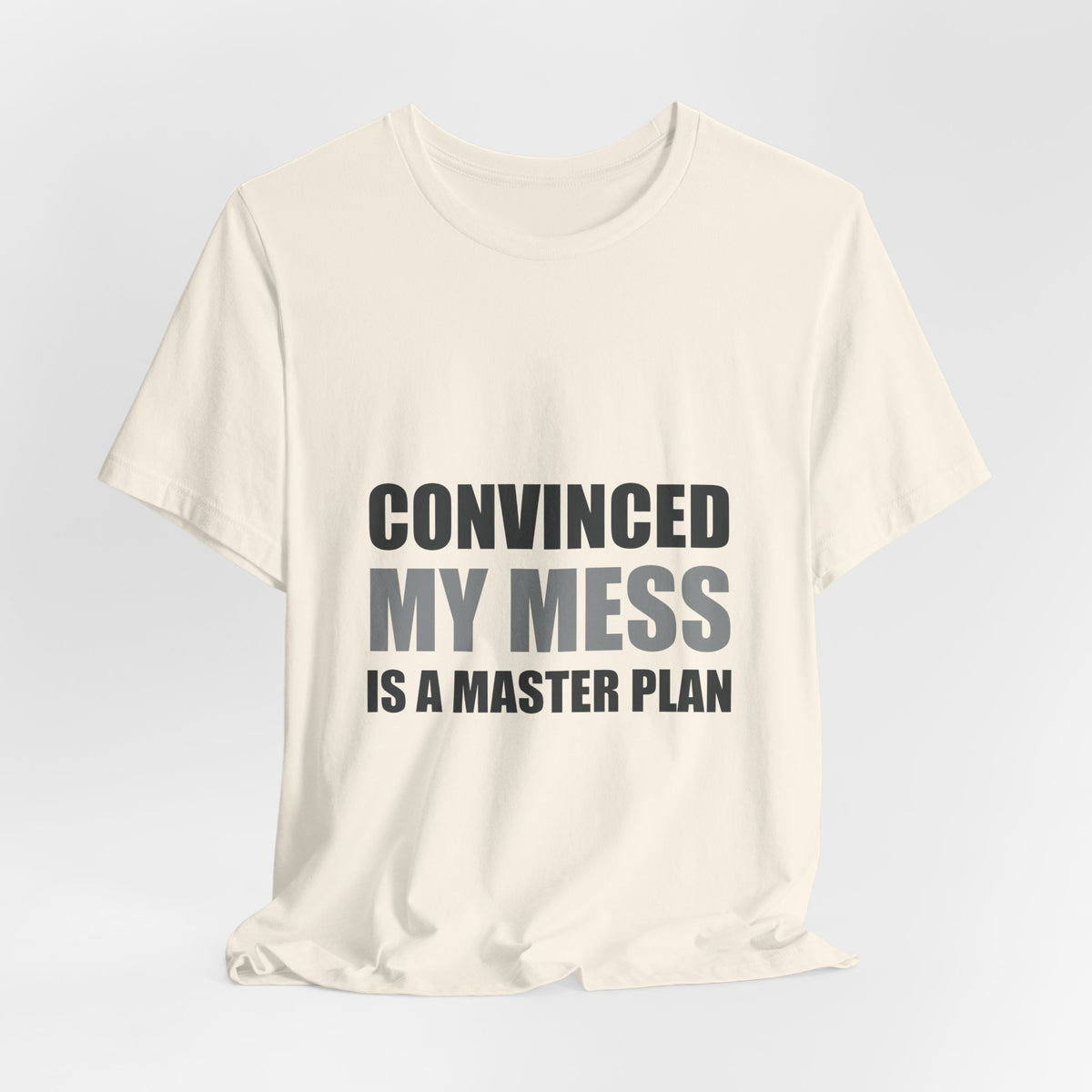 Convinced My Mess Is A Master Plan Tee | Hopeful Denial