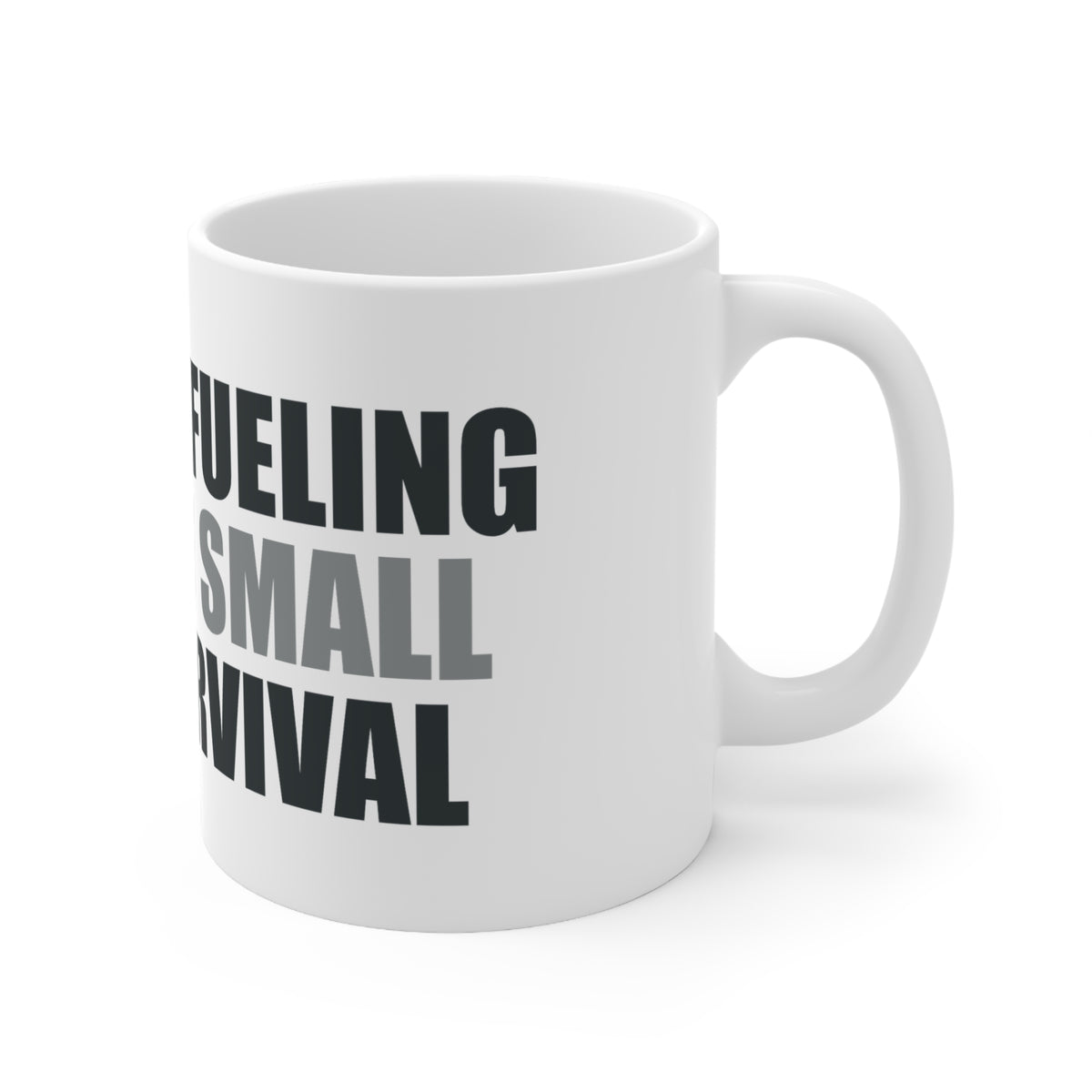 Alien Coffee Mug - Caffeine Fueling My Small Talk Survival