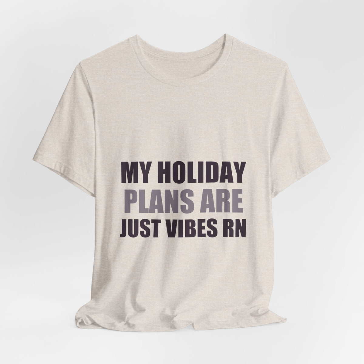 Holiday Plans Vibes Tee | Confused Thanksgiving Christmas Gift