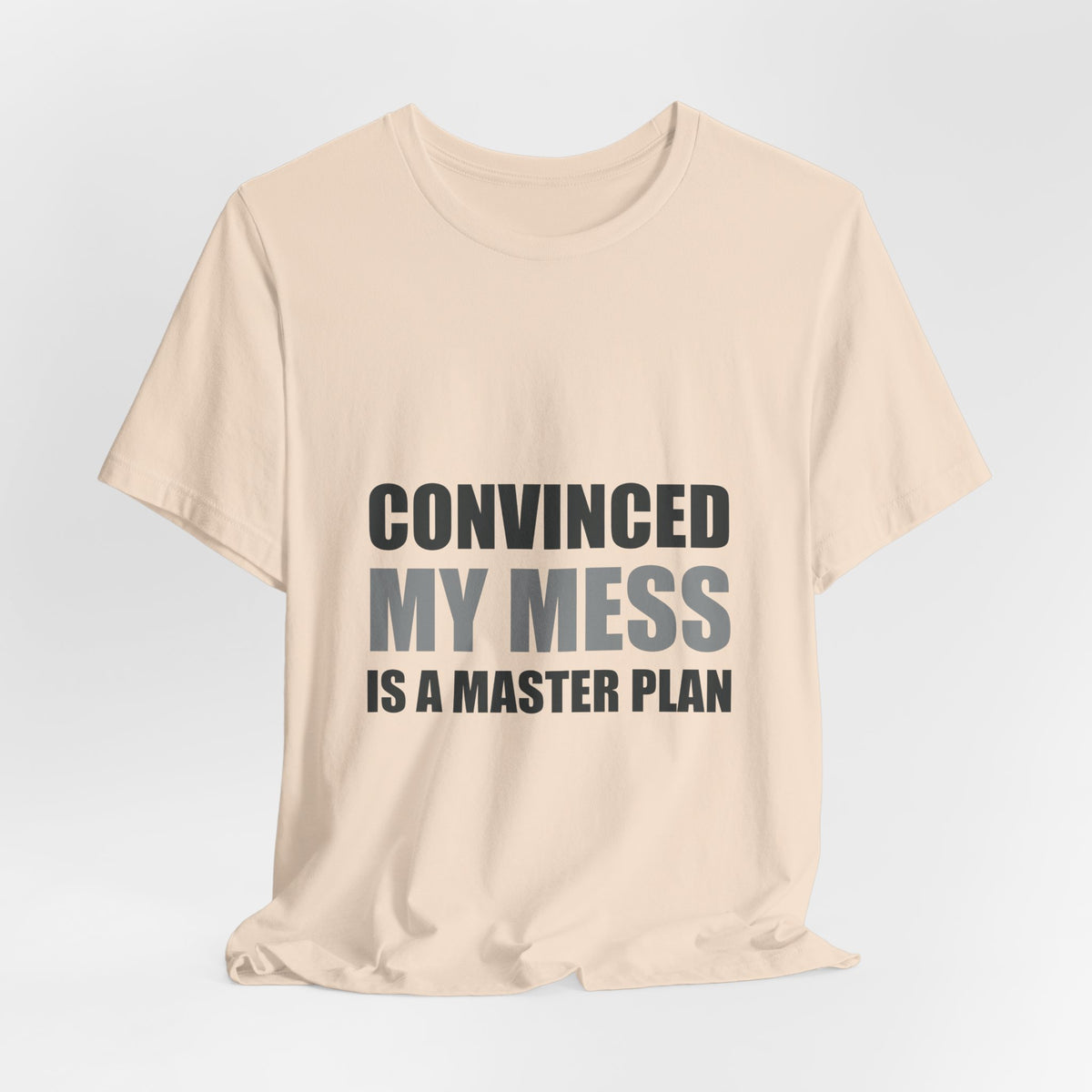 Convinced My Mess Is A Master Plan Tee | Hopeful Denial