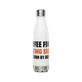 Coffee First Adulting Second Water Bottle | Funny Holiday Gift
