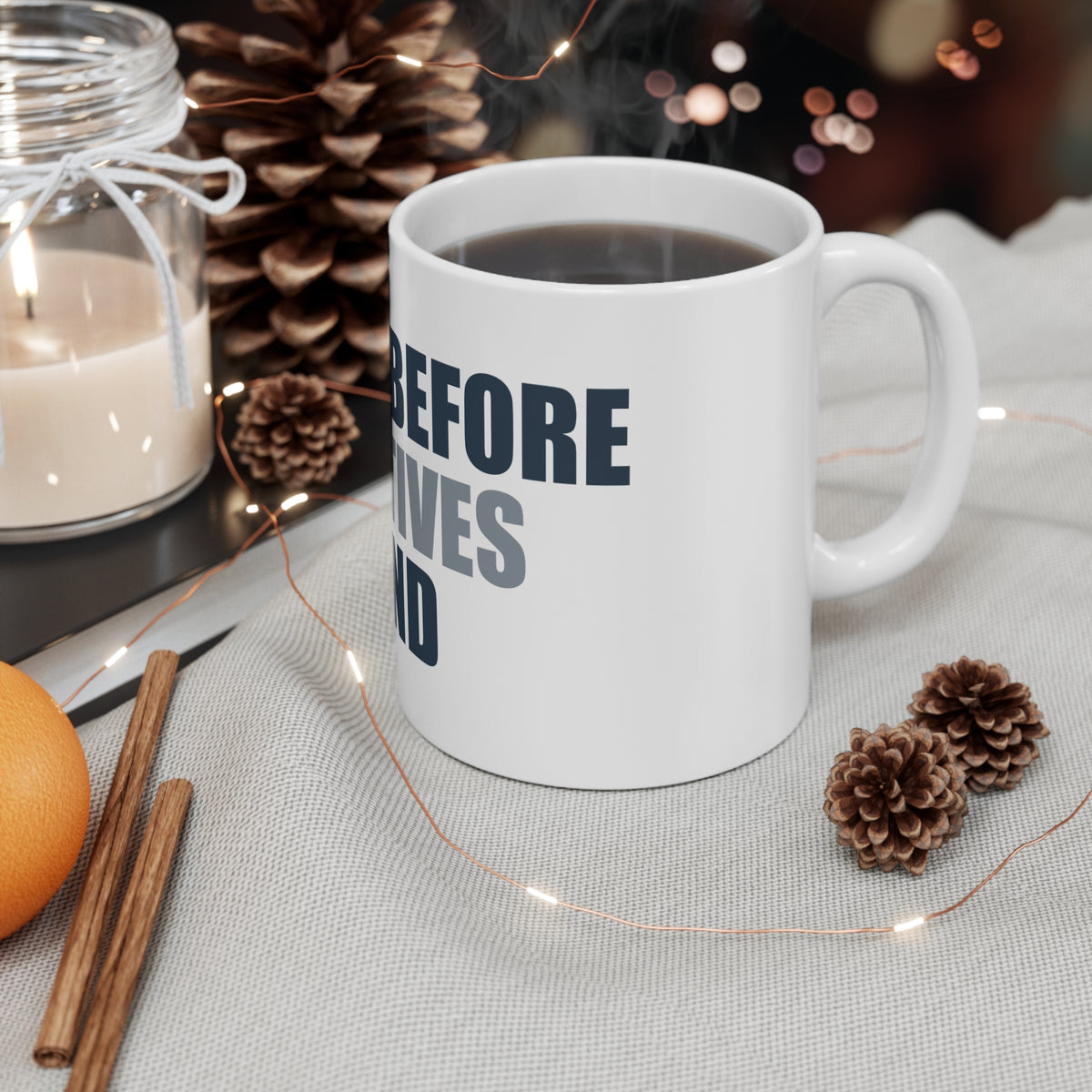 Coffee Before Relatives Land Mug | Funny Holiday Gift