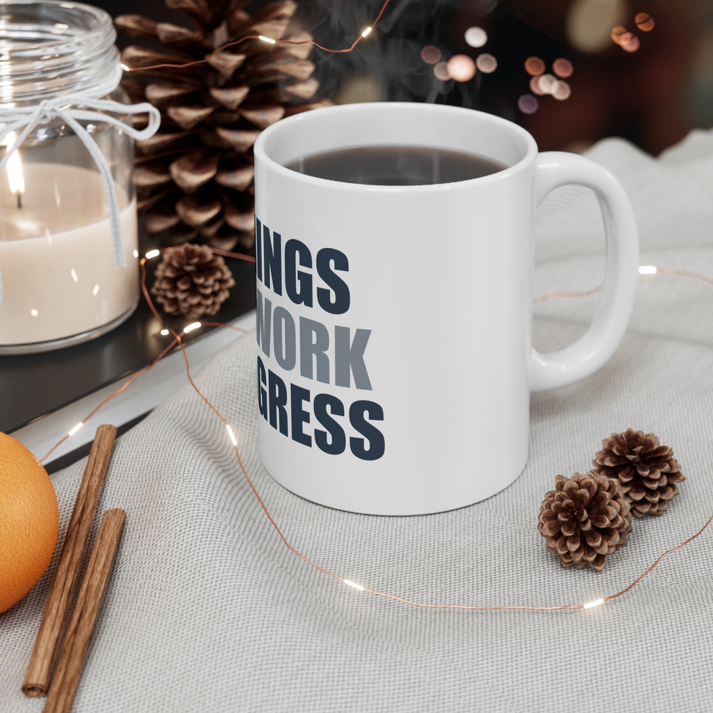 Mornings Are a Work in Progress Mug | Coffee Lover Gift