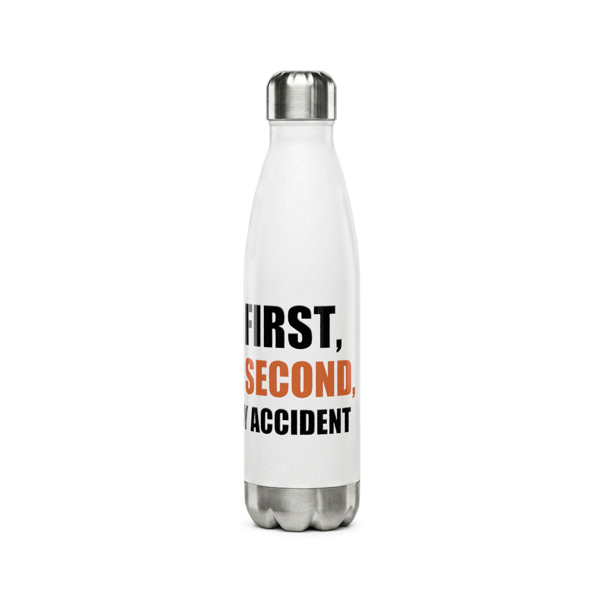 Coffee First Adulting Second Water Bottle | Funny Holiday Gift