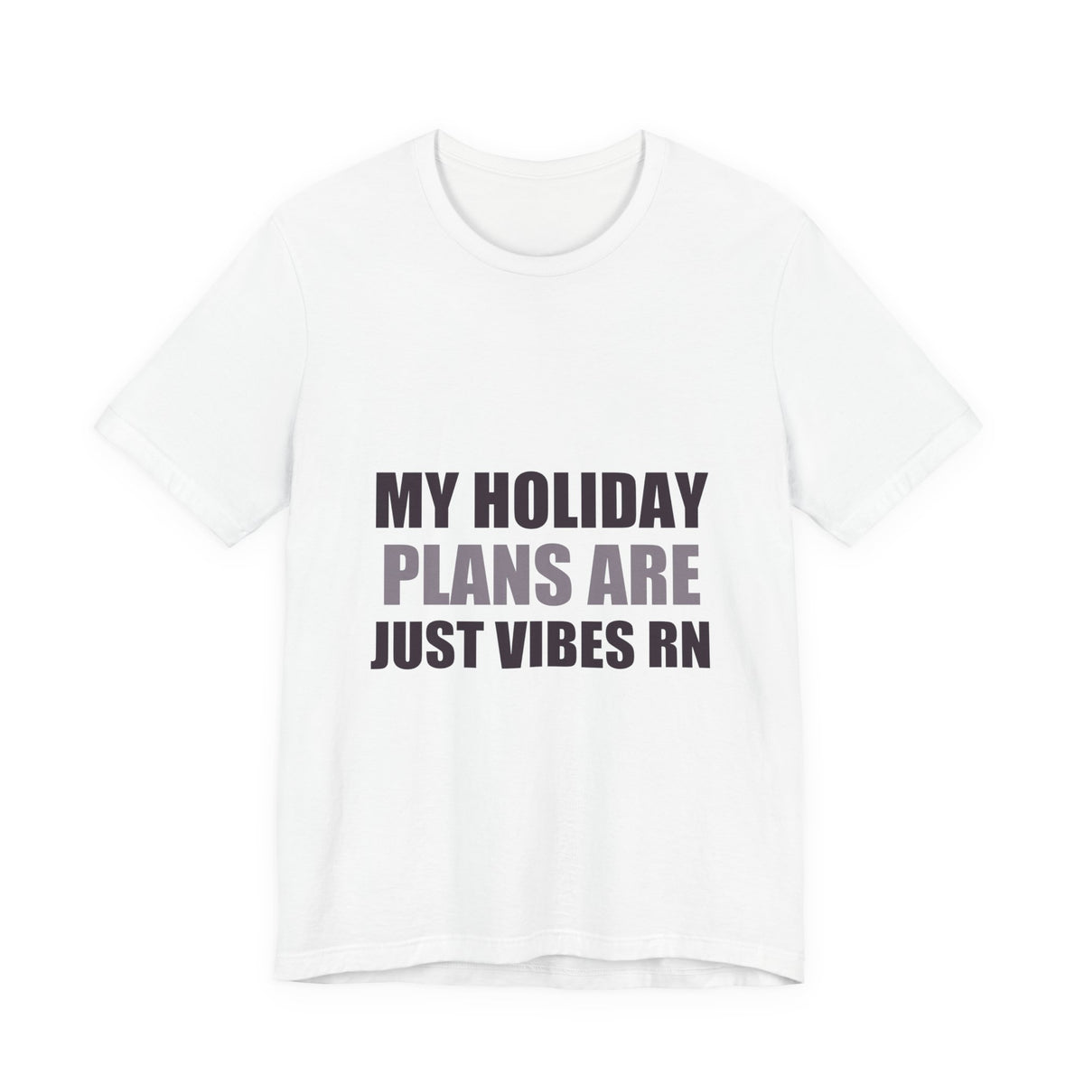 Holiday Plans Vibes Tee | Confused Thanksgiving Christmas Gift