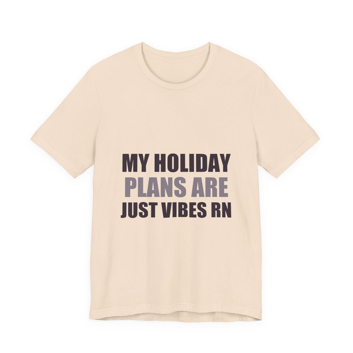 Holiday Plans Vibes Tee | Confused Thanksgiving Christmas Gift