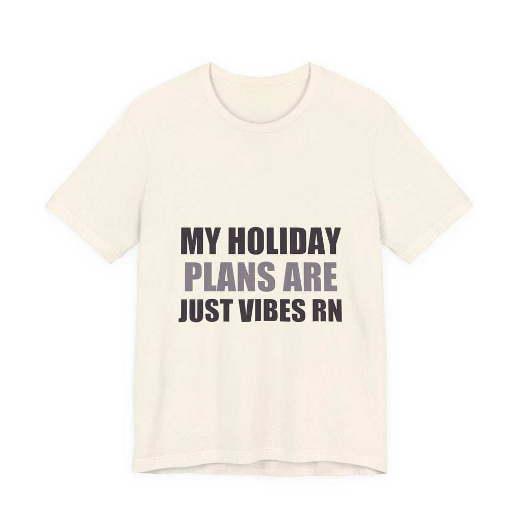 Holiday Plans Vibes Tee | Confused Thanksgiving Christmas Gift