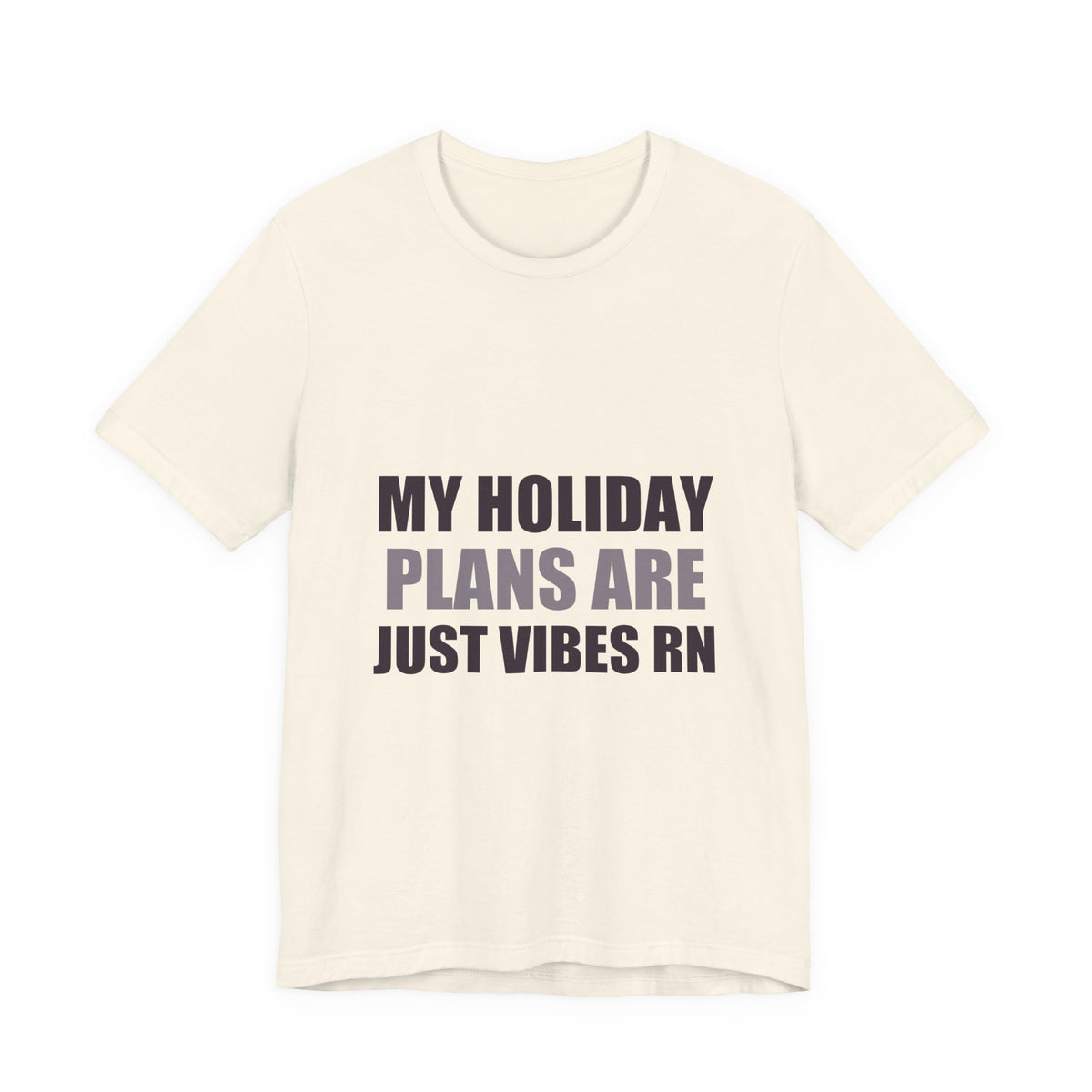 Holiday Plans Vibes Tee | Confused Thanksgiving Christmas Gift
