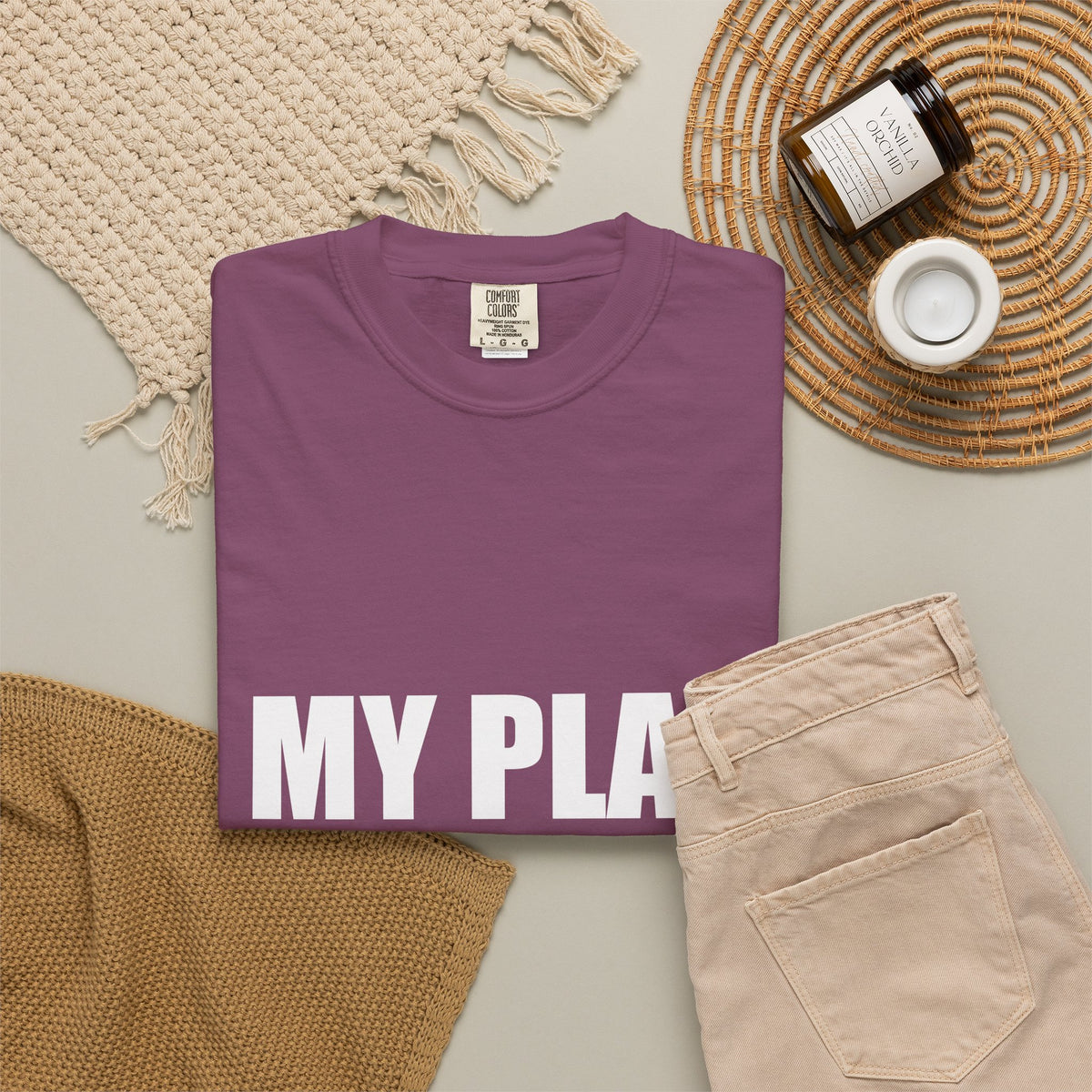 My Plan Is Just Hopeful Fiction Comfort Tee | Delusional Optimism Humor