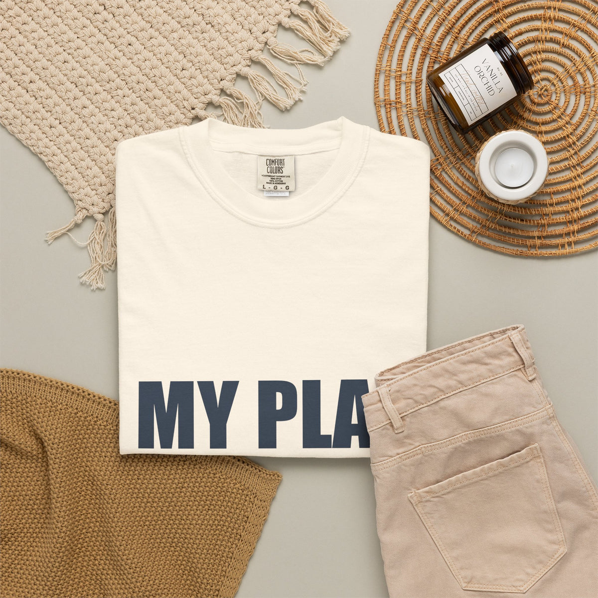My Plan Is Just Hopeful Fiction Comfort Tee | Delusional Optimism Humor