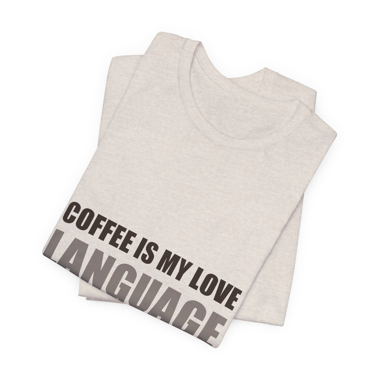 Coffee Love Language Family Tee | Holiday Gift