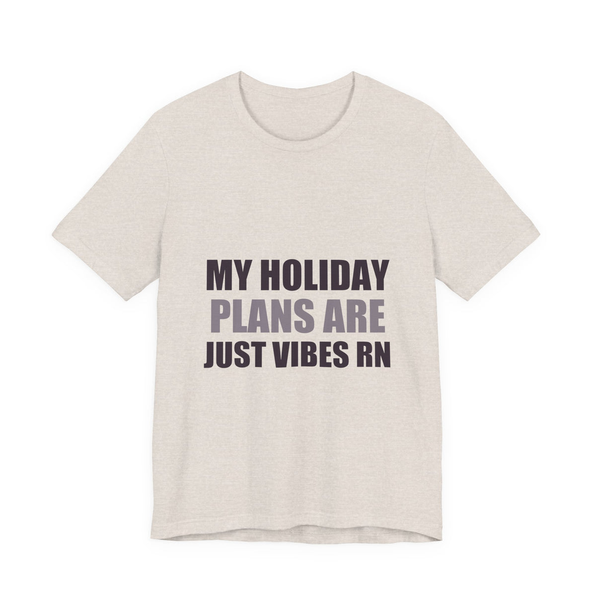 Holiday Plans Vibes Tee | Confused Thanksgiving Christmas Gift