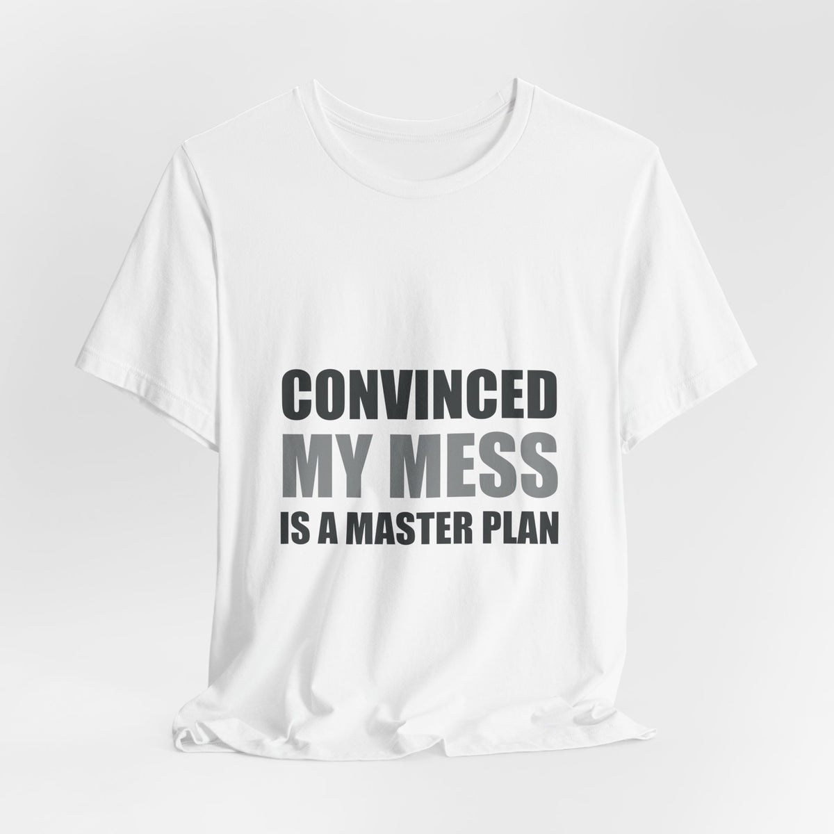 Convinced My Mess Is A Master Plan Tee | Hopeful Denial