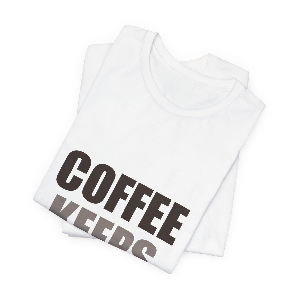 Funny Coffee Tee | Coffee Keeps Me Vertical Shirt