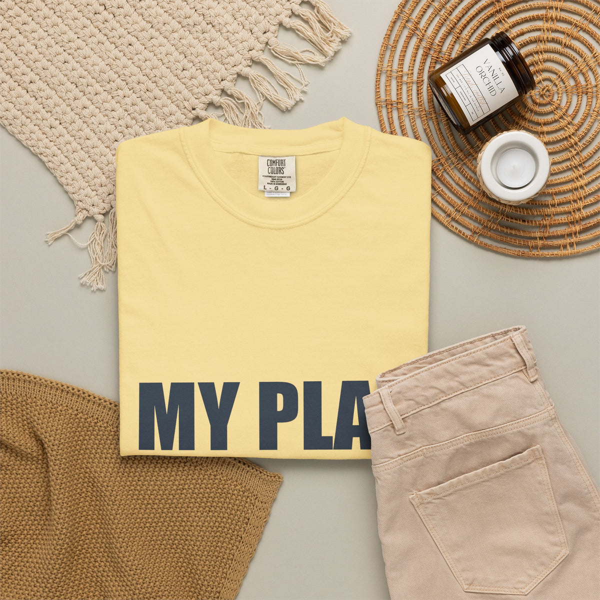 My Plan Is Just Hopeful Fiction Comfort Tee | Delusional Optimism Humor